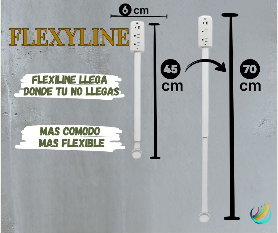 Flexyline: Enchufe extensible
